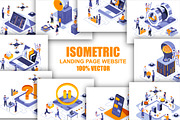 Isometric 3D Illustrations, a Finance Illustration by alexdndz (Thumbnail 1 of 26)