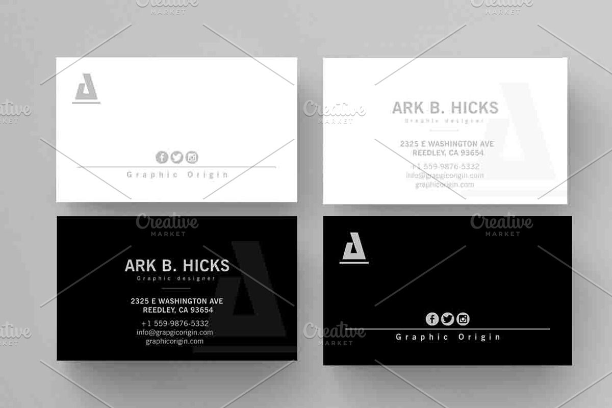 Modern Business card, a Business Card Template by Graphic Origin (Photo 1 of 5)