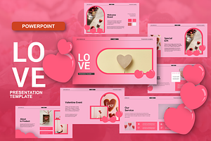 Love Valentine Powerpoint Template