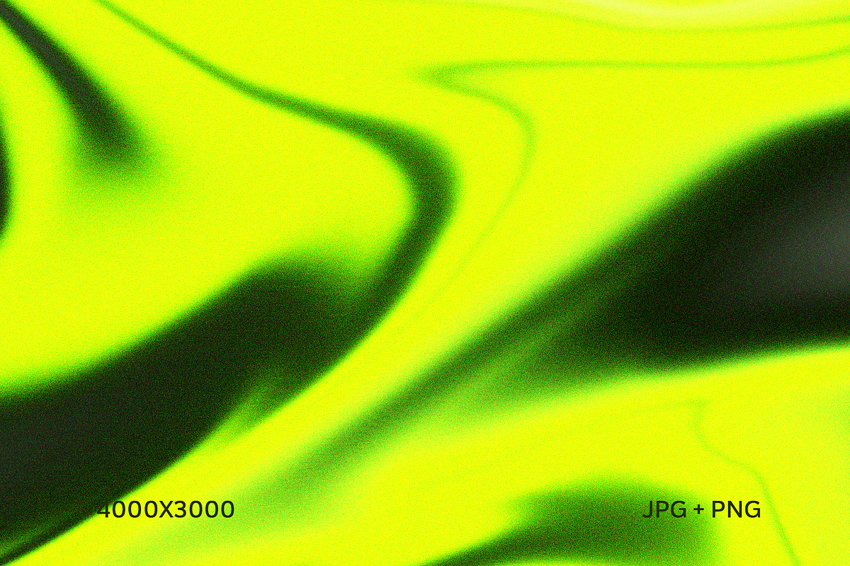 Radioactive Green Grainy Gradients, a Texture Graphic by BeNone Designs