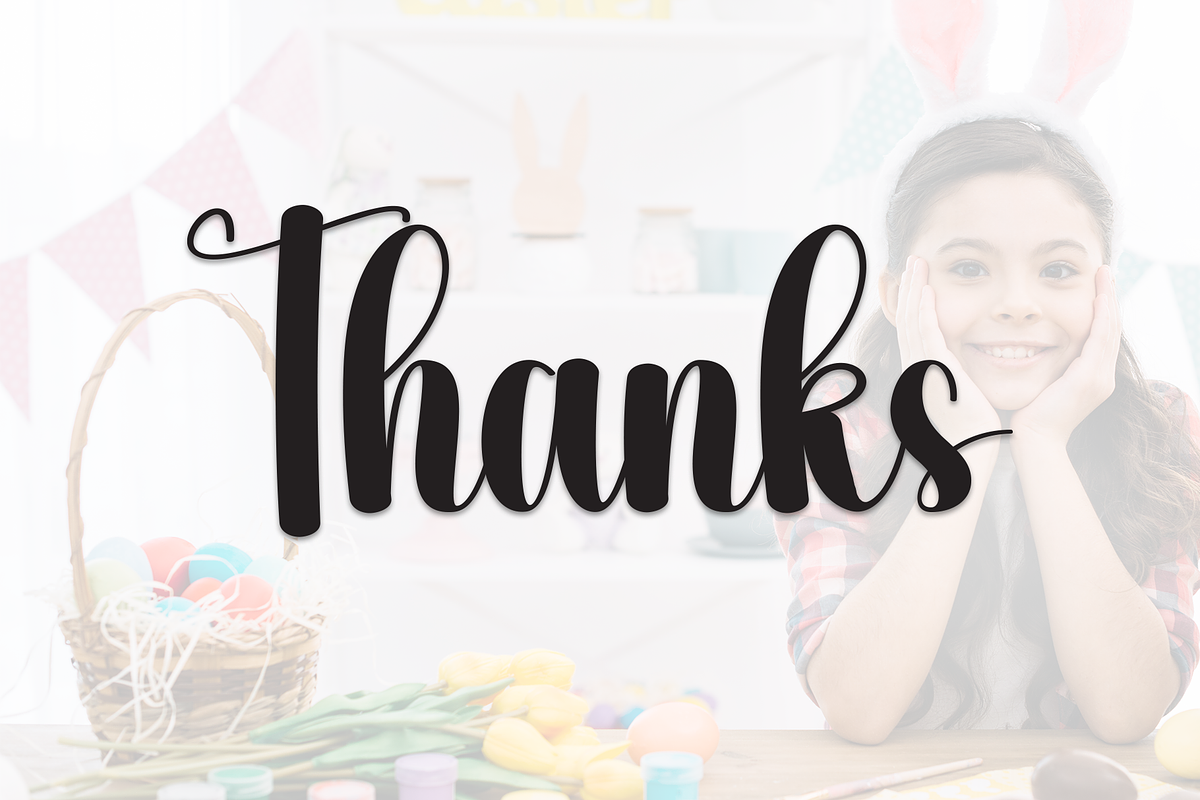 Easter Charming | Script Font, a Handwritten Font by Scratchones (Photo 9 of 9)