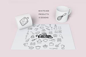 Kitchen Doodles - Dingbats Font