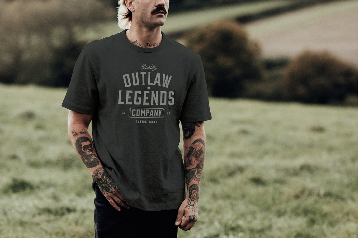 OUTLAW LEGENDS Font Duo + Extra, a Serif Font by Davide Bassu (Photo 16 of 18)
