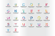 26 Pixel Letter All in One Logos Vec, a Branding & Logo Template by Design_Planet (Thumbnail 1 of 9)