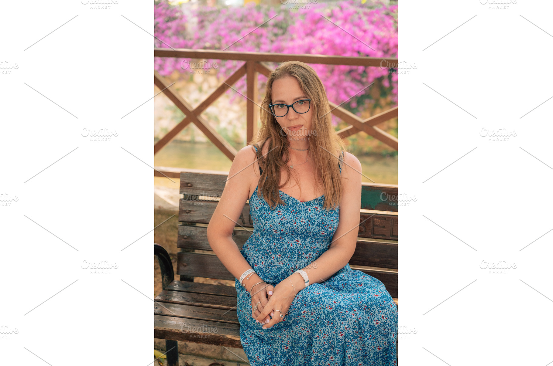 Woman sits on the bench in Alanya, a Person Photo by Jan Jack Russo Media