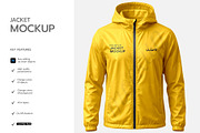 Puffer Jacket Mockup Collection, a Hoody Mockup by graphypix (Thumbnail 3 of 5)