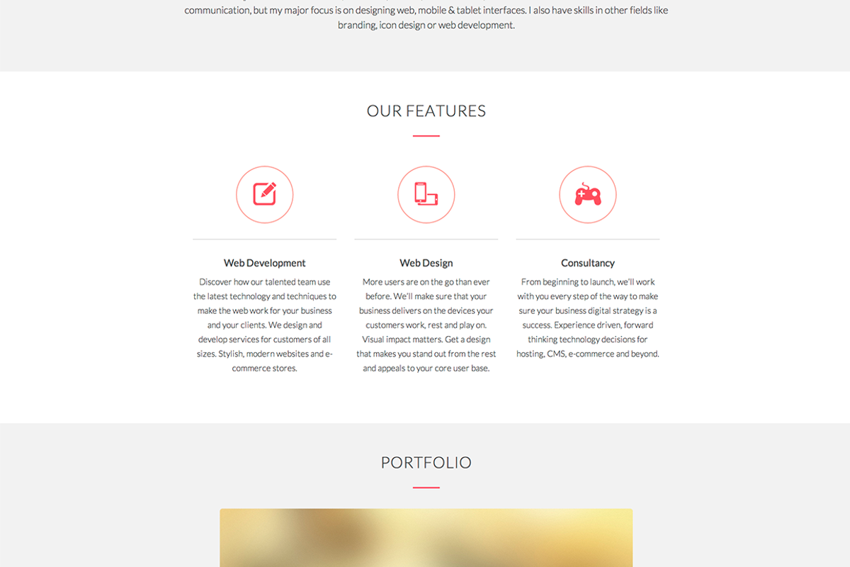 Responsive Onepage HTML Template, a Templates & Theme by Egor Fedorov (Photo 2 of 4)
