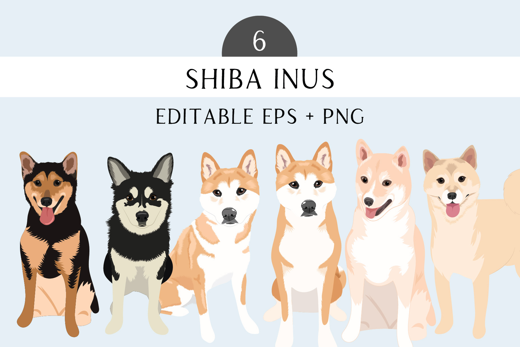 Shiba Inu Dog Breed Illustration Art, a Work Illustration by Putnam ...