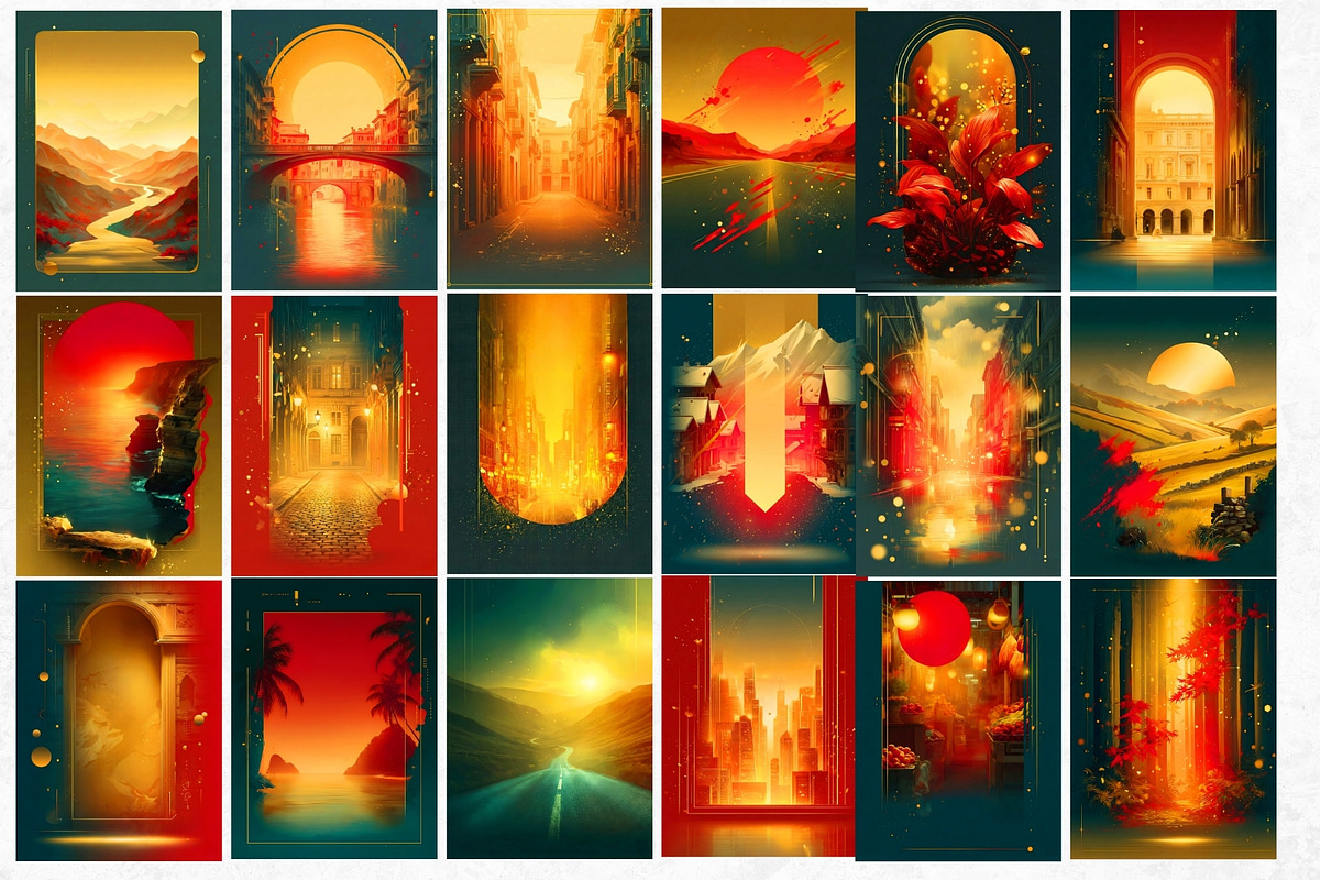 Golden Hour Travelers characters, a Decorative Illustration by ThatsDesignArt (Photo 17 of 19)