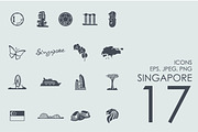 17 Singapore icons, an Icon by Palau (Thumbnail 1 of 2)