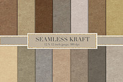 Seamless kraft paper backgrounds, a Texture Graphic by Paper Farms (Thumbnail 1 of 2)