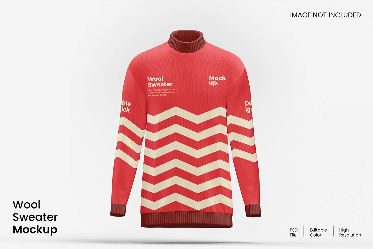 Wool Sweater Mockup, an Advertising Mockup by renderstockmarket