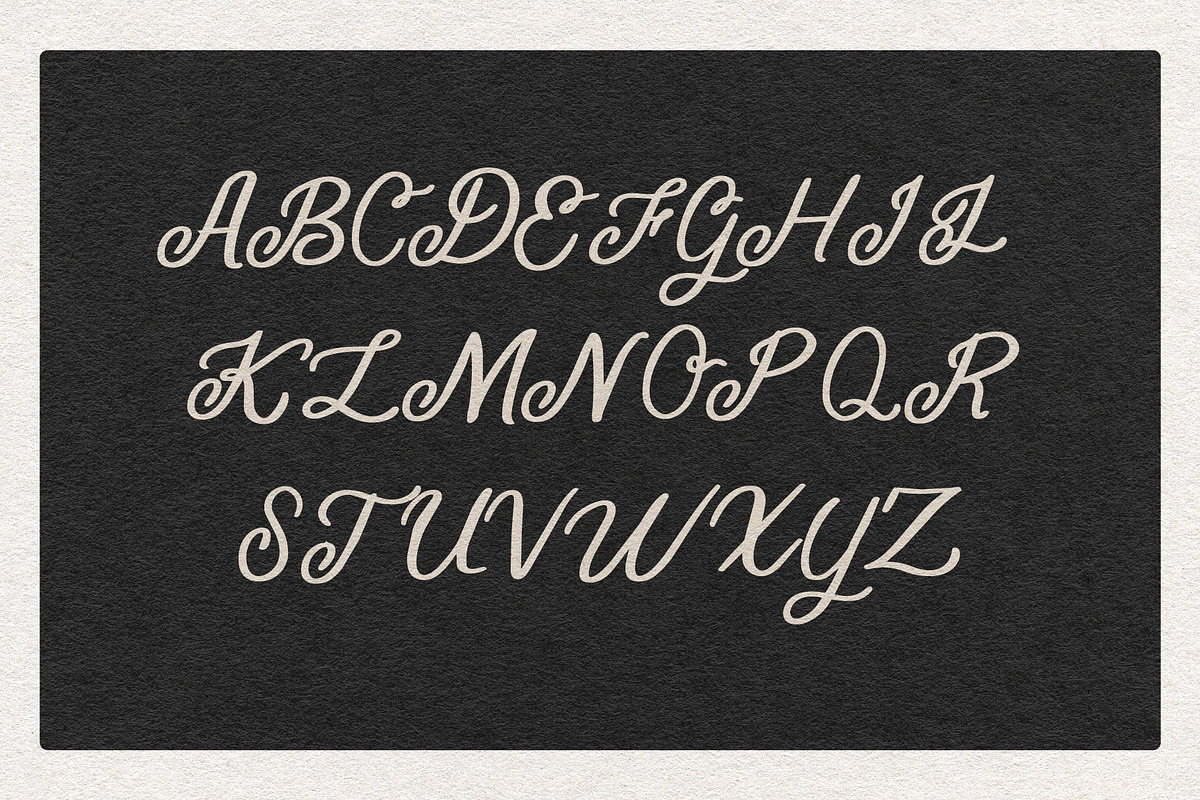 MIDNIGHT ATELIER by Natasha Reddy, a Script Font by Natasha Reddy Studio (Photo 3 of 8)