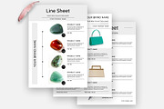 Line Sheet For Wholesale Template, a Stationery Template by Design Zone (Thumbnail 2 of 7)