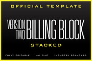 The Billing Block Template v2, a Flyer Template by xxDeadPixels (Thumbnail 1 of 4)
