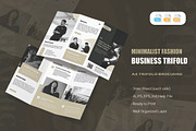 Minimalist Fashion  Trifold Brochure, a Brochure Template by AQR Studio (Thumbnail 1 of 2)