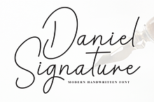 Daniel Signature | Script Font