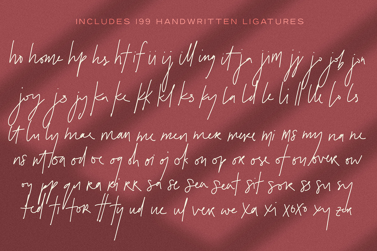 blythe | genuine handwritten font, a Script Font by Blythe Green (Photo 9 of 16)