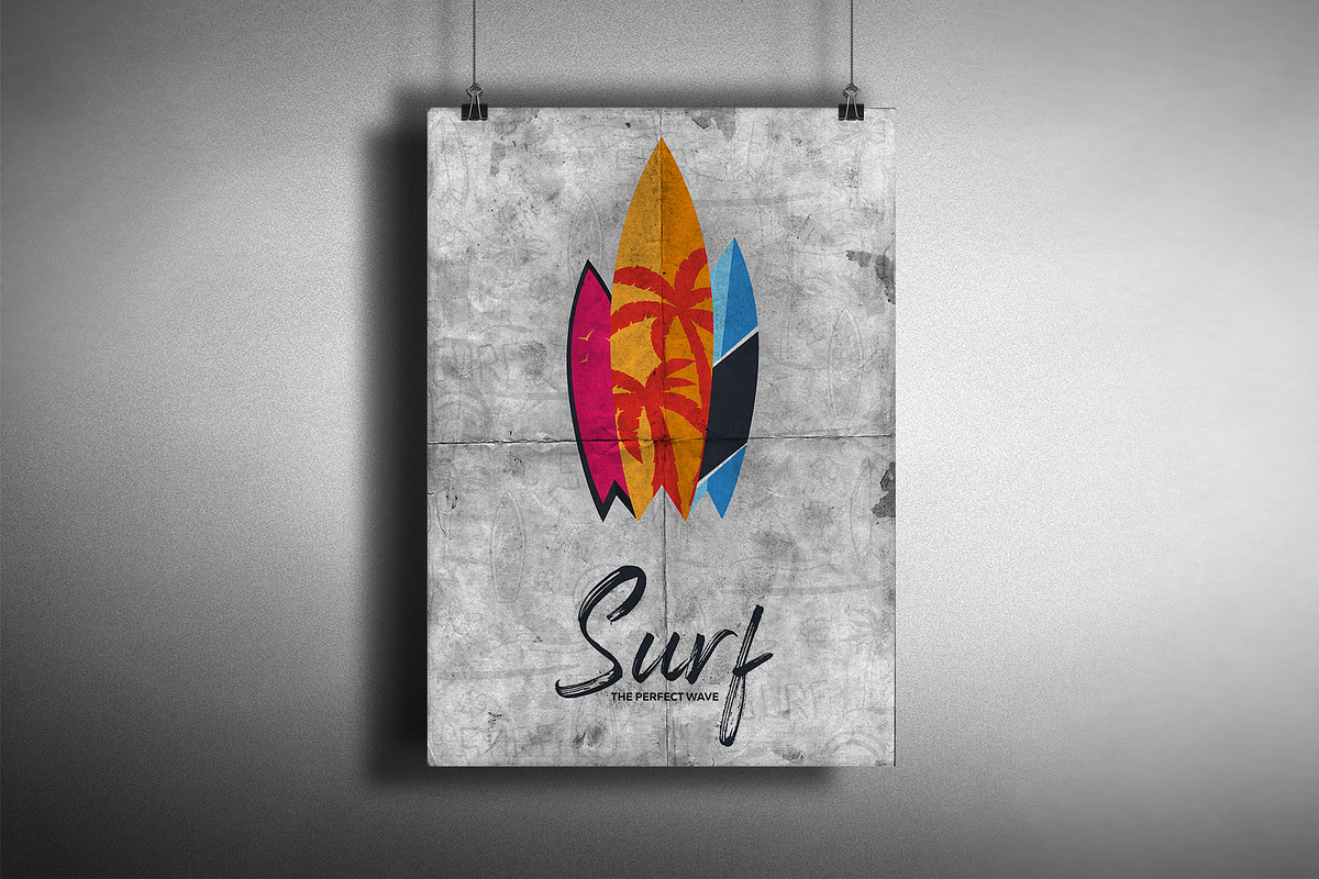 Surfing Posters, a Flyer Template by Leo Edition (Photo 9 of 9)
