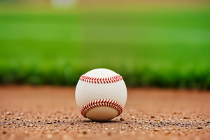 Baseball on dirt field, a Photo by rarrarorro