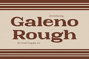 Galeno Rough, a Serif Font by Craft Supply Co. (Thumbnail 1 of 8)
