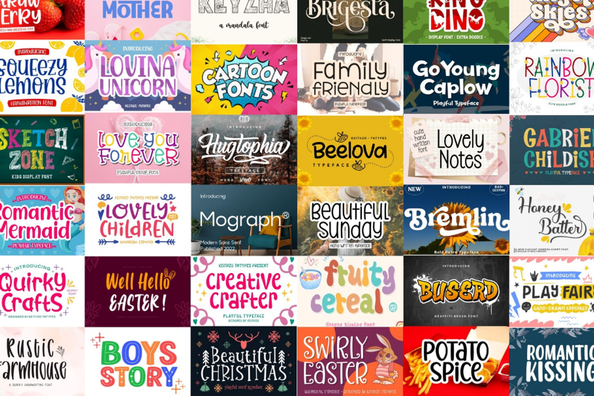 Font Bundle - 11,000 bundle font, a Script Font by Milladale (Photo 3 of 4)