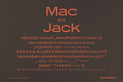 Mac and Jack, a Sans Serif Font by Komet & Flicker (Thumbnail 13 of 13)