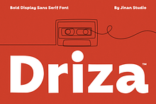 Driza – Bold Display Sans Serif