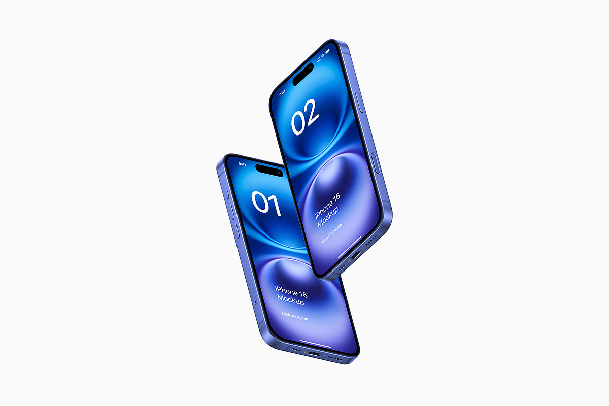 iPhone 16 - 24 Mockups Scenes, an iPhone Mockup by Asylab (Photo 31 of 58)