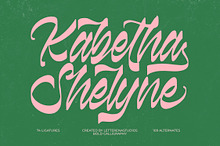 Kabetha Shelyne Bold Calligraphy