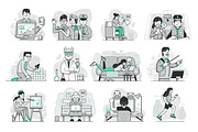 Web Marketing People Illustrations, a Person Illustration by Alex Krugli (Thumbnail 2 of 6)