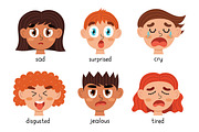 Emotions Faces Collection, an Education Illustration by Gulnara Sabirova (Thumbnail 4 of 11)