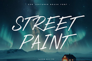Street Paint SVG Textured Brush font, a Handwritten Font by Tanondesign (Thumbnail 1 of 9)