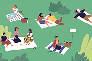 People in summer city park, a Person Illustration by Good Studio (Thumbnail 2 of 3)