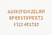 Lion Card | Handmade Geometric Font, a Script Font by Graphicfresh (Thumbnail 7 of 8)
