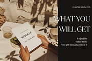 Boho Shadow 5x7 Invitation Mockup, a Product Mockup by PhoebeCreates (Thumbnail 2 of 6)