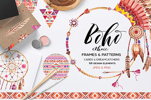 Boho Ethnic Style JPEG&PNG