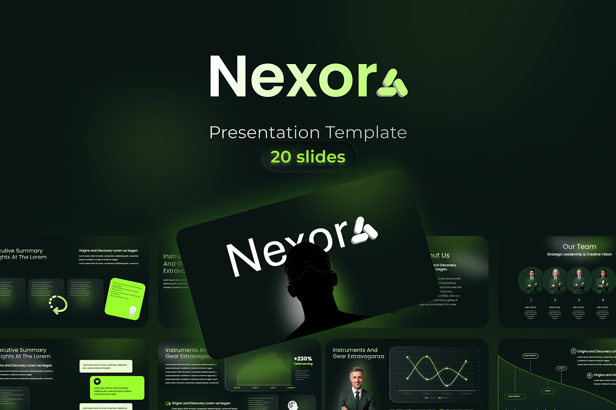 Nexor - Modern Tech & Business PPT, a Presentation Template by Premast (Photo 1 of 6)
