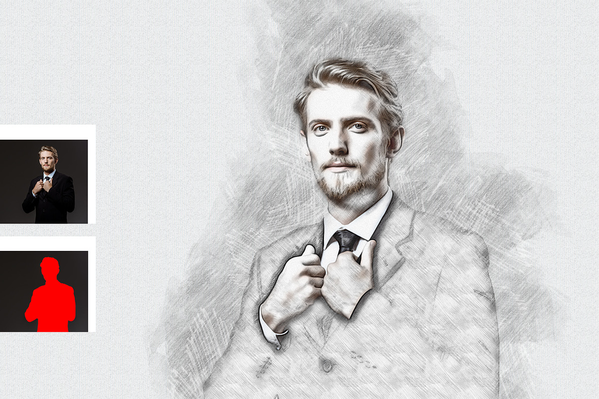 Incredible Sketching Effect, an Action Add-On by MRI STUDIO (Photo 5 of 16)