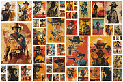 209 Vintage movie posters, a Person Illustration by Handmadefont (Thumbnail 4 of 11)