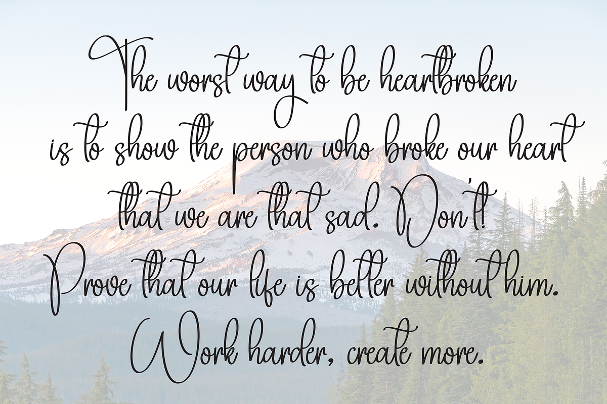 Autumn Signature | Script Font, a Handwritten Font by Scratchones (Photo 6 of 8)