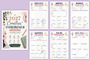 2027 Creative Entrepreneur Planner, a Stationery Template by Designmela01 (Thumbnail 5 of 6)