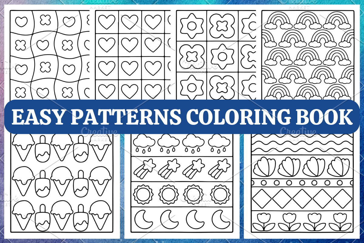 Bold and Easy Patterns Coloring Book, a Decorative Illustration by Coco Bloom (Photo 1 of 4)