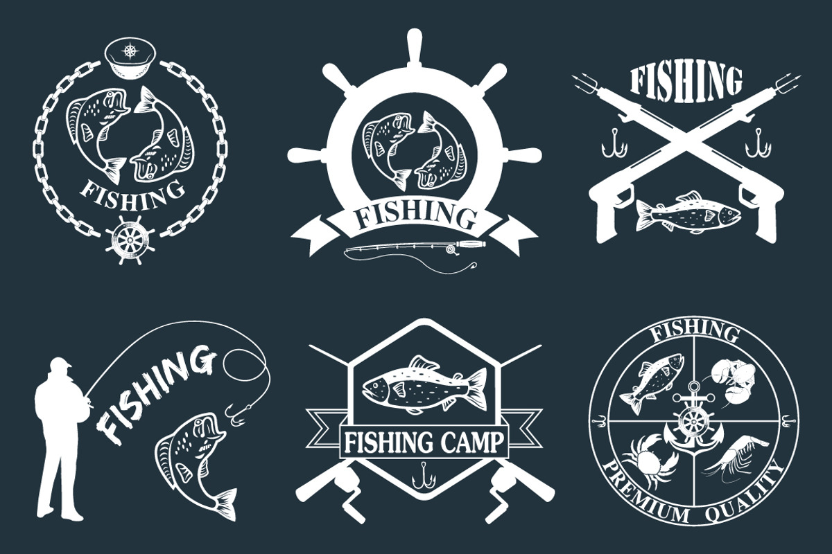 Fishing labels, a Background Graphic by Tomass2015 (Photo 6 of 8)