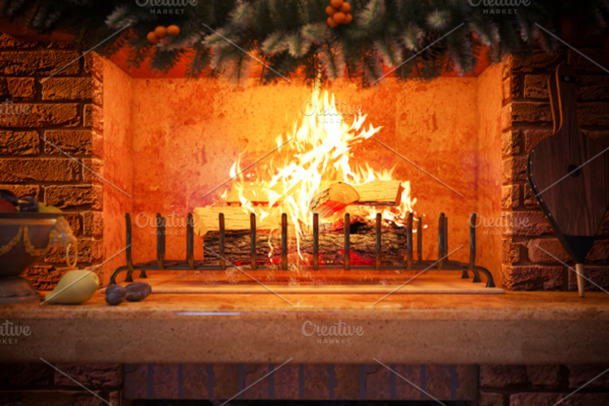 3D rendering Christmas interior, a Decorative Illustration by RichmanStudio