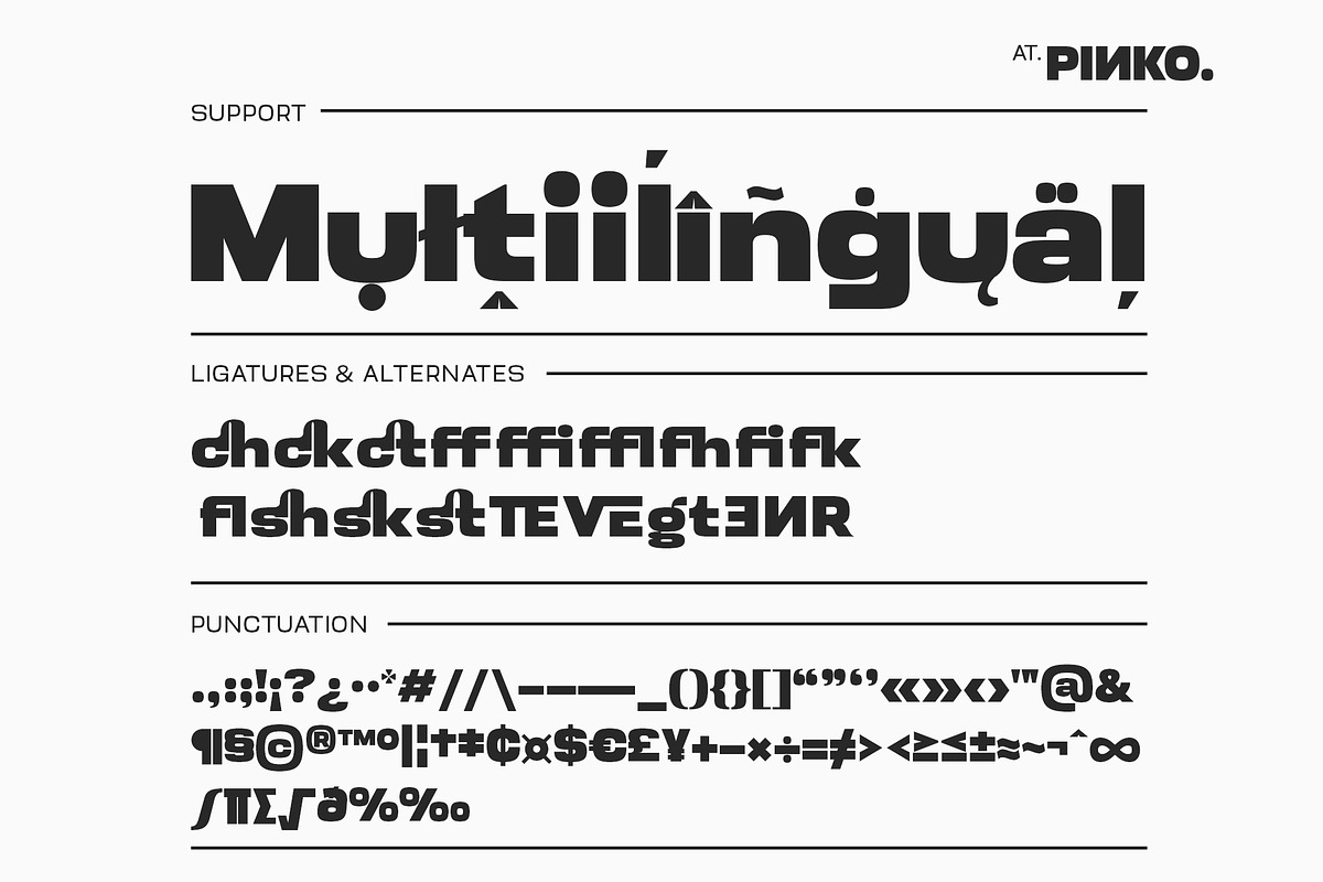 AT Pinko, a Sans Serif Font by Ardyanatypes (Photo 11 of 12)