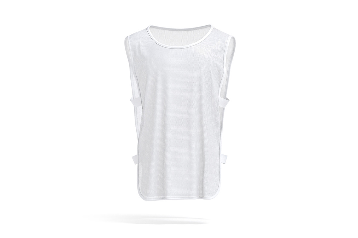 White Football Elastic Vest 3D Model, an Object 3D Model by rebrandy (Photo 4 of 9)