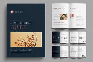 Services and Pricing Guide Template, a Brochure Template by MightyDesign
