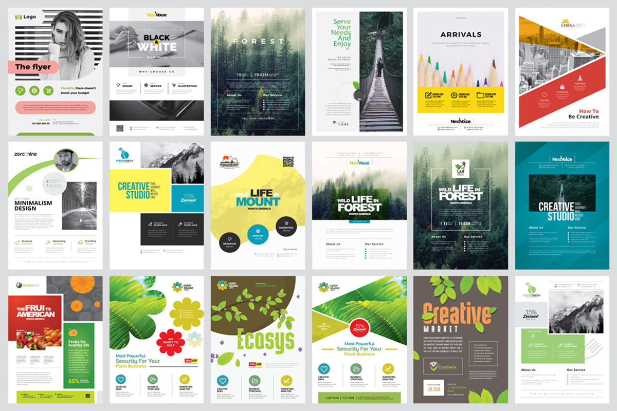 Corporate Business Flyers Bundle, a Flyer Template by GoldenPixelStudio (Photo 13 of 21)
