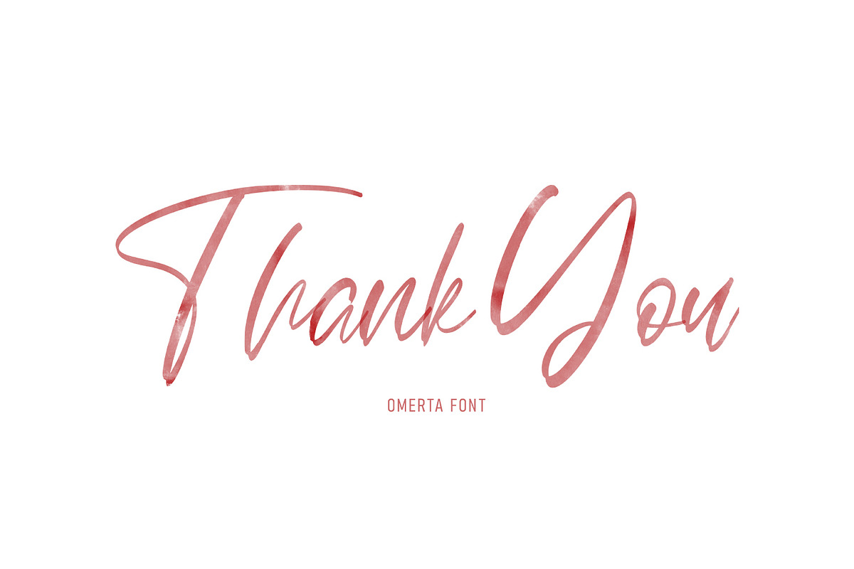 Omerta - Classy SVG Font preview 8
